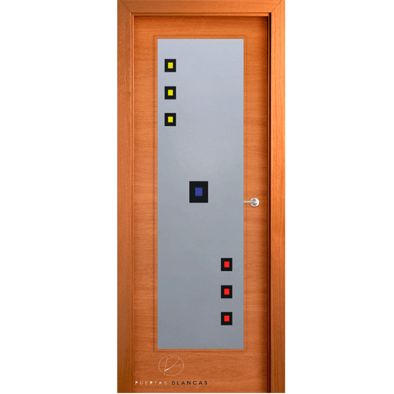 Vidrio mate fantasía VD36 color