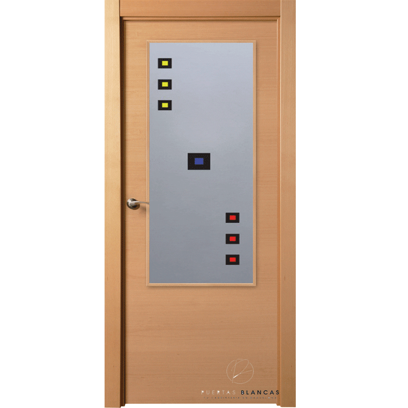 Vidrio mate fantasía VD36 color