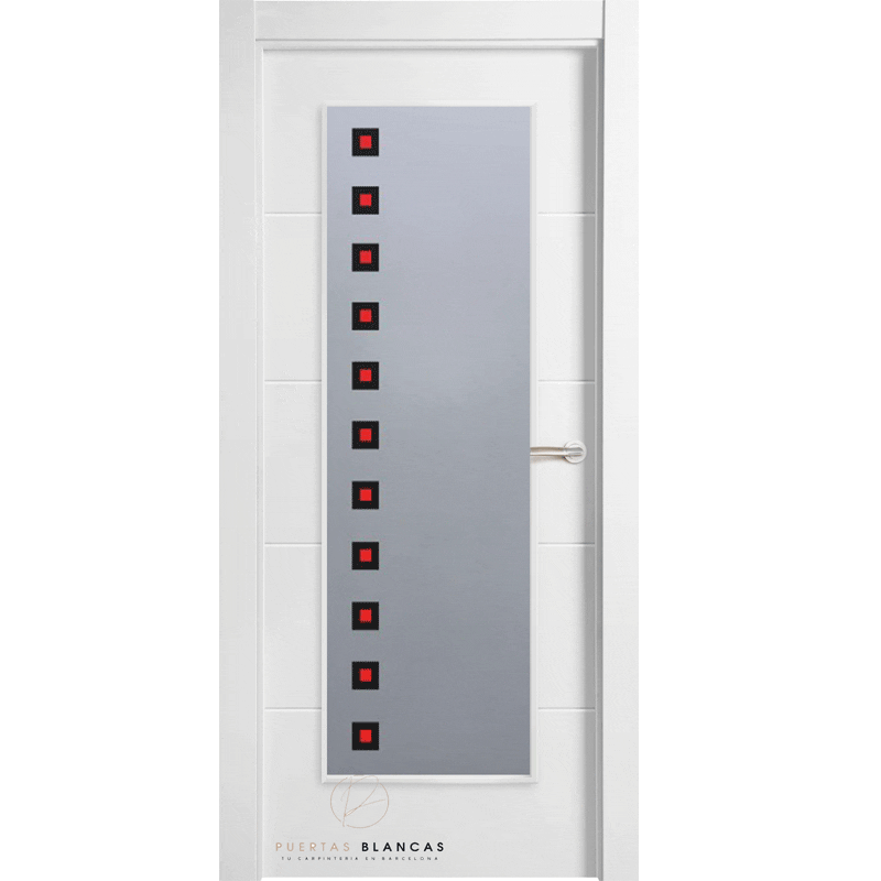 Vidrio mate fantasía VD37 color